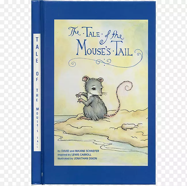 老鼠尾巴的故事-人类行为书海报-卡罗尔“爱丽丝梦游”的Tenniel插图