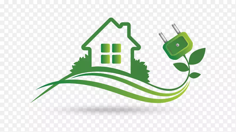 免费电力、可再生能源、交流电源插头和插座.绿色建筑