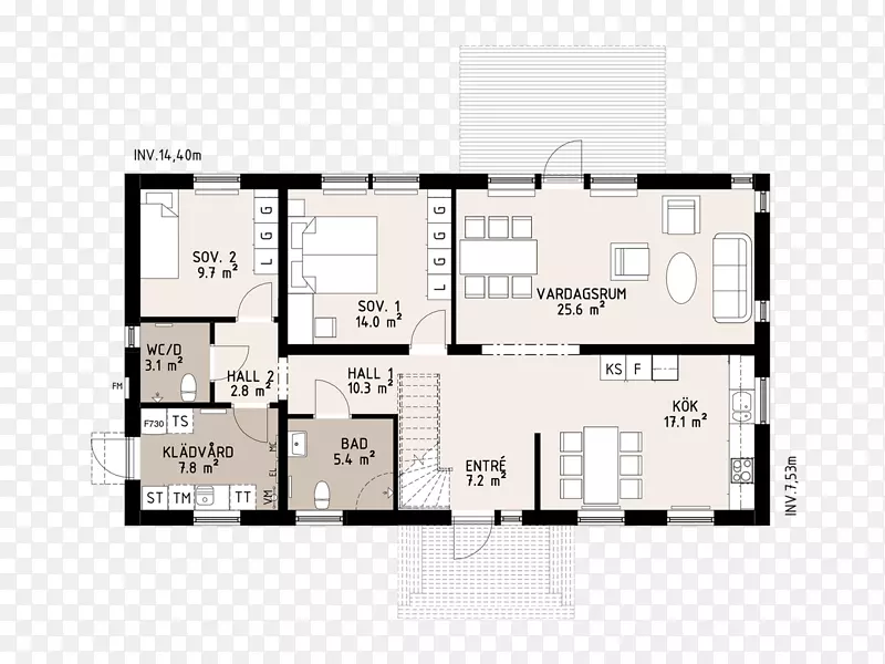 Emmaboda平面图房屋建筑室内设计服务-房屋