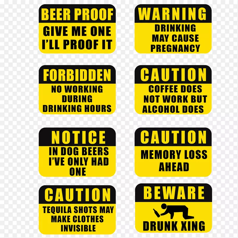 警告标志黄色字体警告带