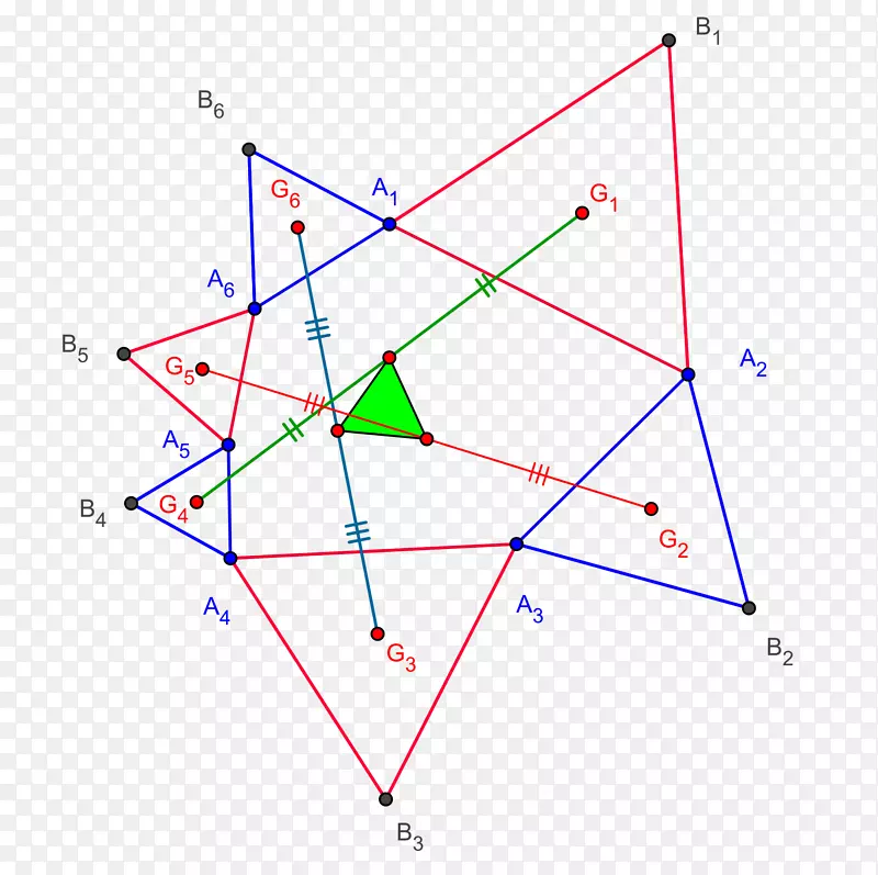 等边三角形六角形点角