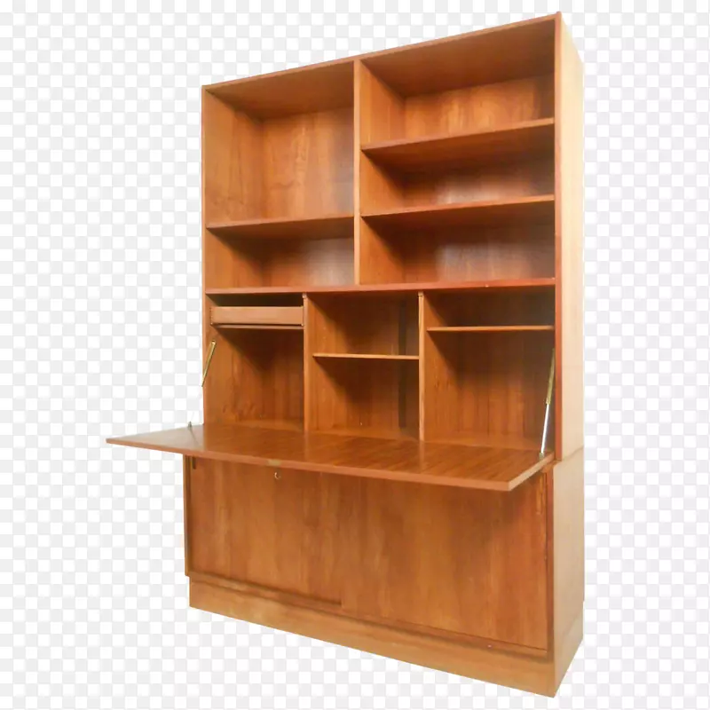 书柜秘书桌世纪中叶现代丹麦现代书架