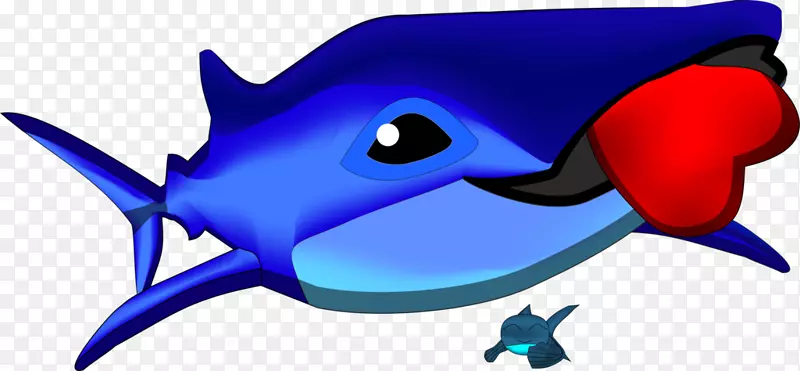 鱼翅汤鲨鱼鳍鲸鲨剪贴画-鲨鱼