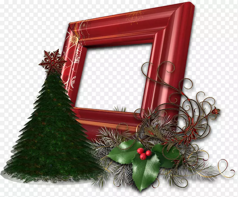 圣诞树，圣诞装饰，莫洛兹画框，新年树-圣诞树