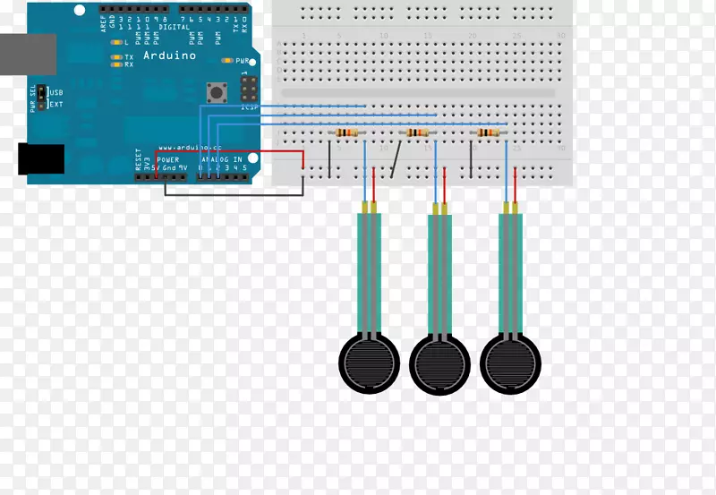 Arduino传感器发光二极管微控制器电子电路数字背景