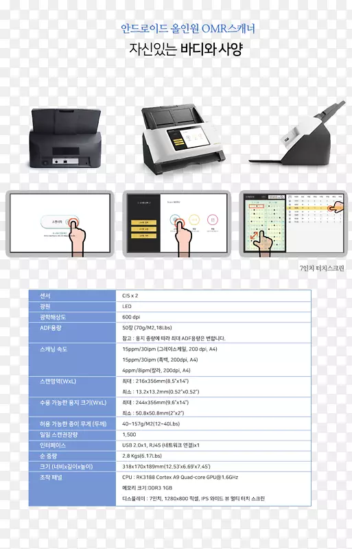 escan a 150图像扫描器Plustek纸张自动送纸机-omr
