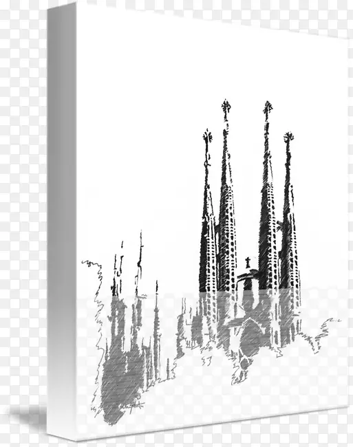 Sagrada Família艺术海报画布-Sagrada Familia