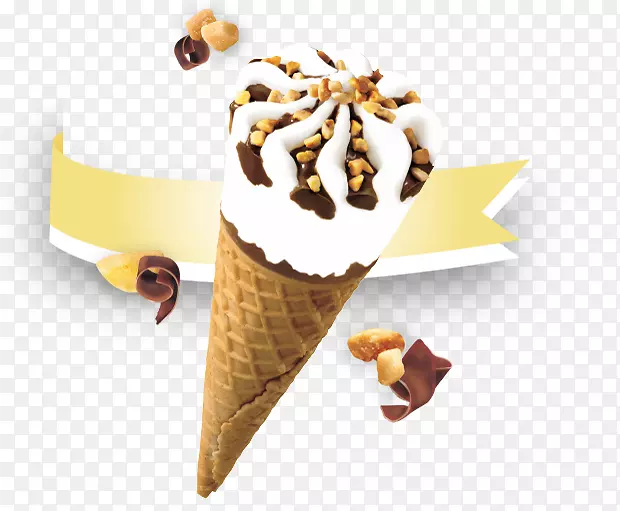 巧克力冰淇淋锥冰淇淋蛋糕雪糕冰淇淋