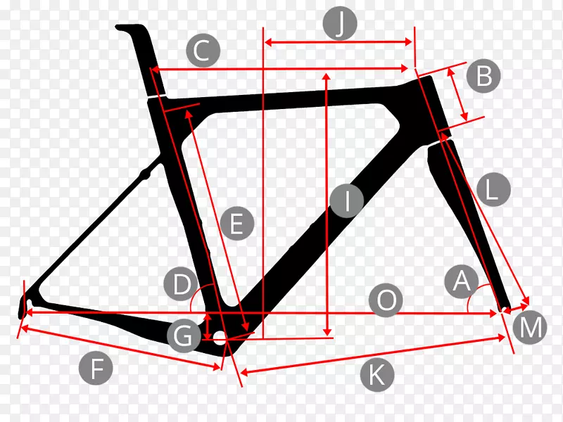自行车框架几何形状BMC瑞士AG碳纤维.自行车