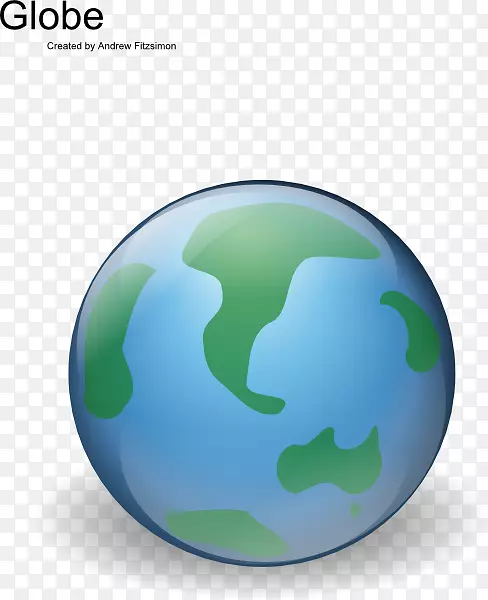 半地球电脑图标剪辑艺术地球