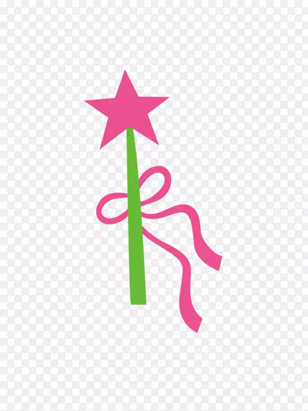 粉红m线标志剪贴画-魔术明星