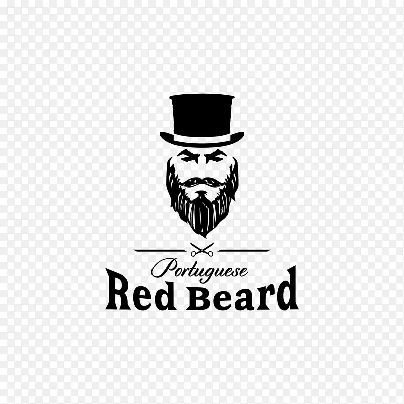 商标小胡子字体-红色胡须