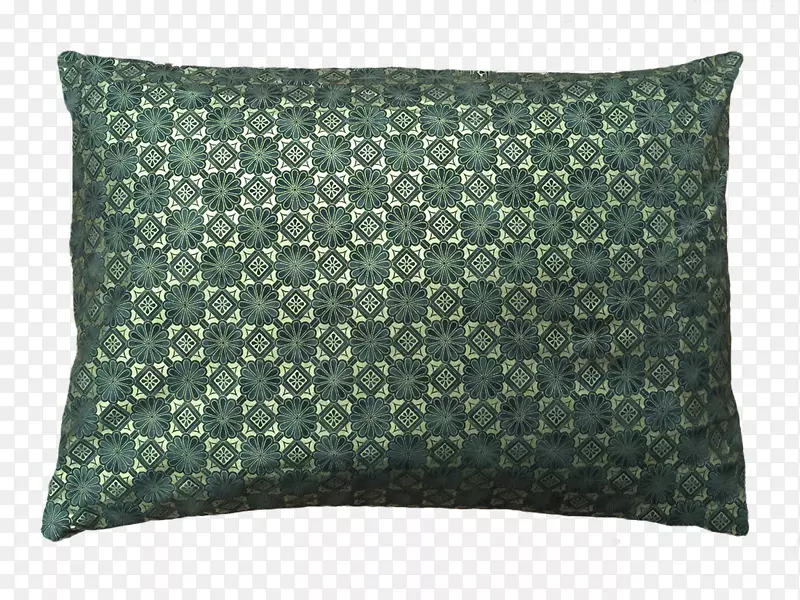 投掷枕头，靠垫，荞麦床垫-绿色枕头