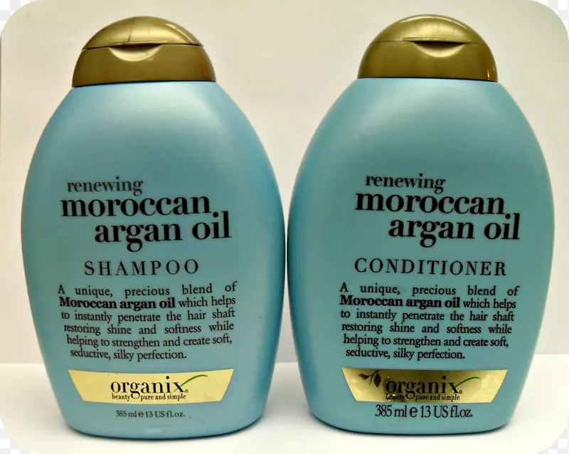 护发OGX更新换代摩洛哥argan油洗发水ogx摩洛护发素再生argan油发护发素-洗发水
