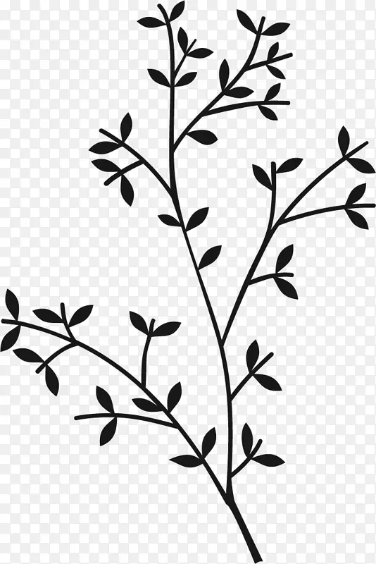 小枝植物茎叶插花艺术-RAMA新塔