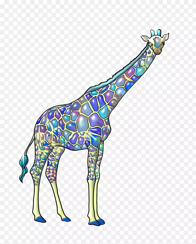 长颈鹿艺术颈野生动物