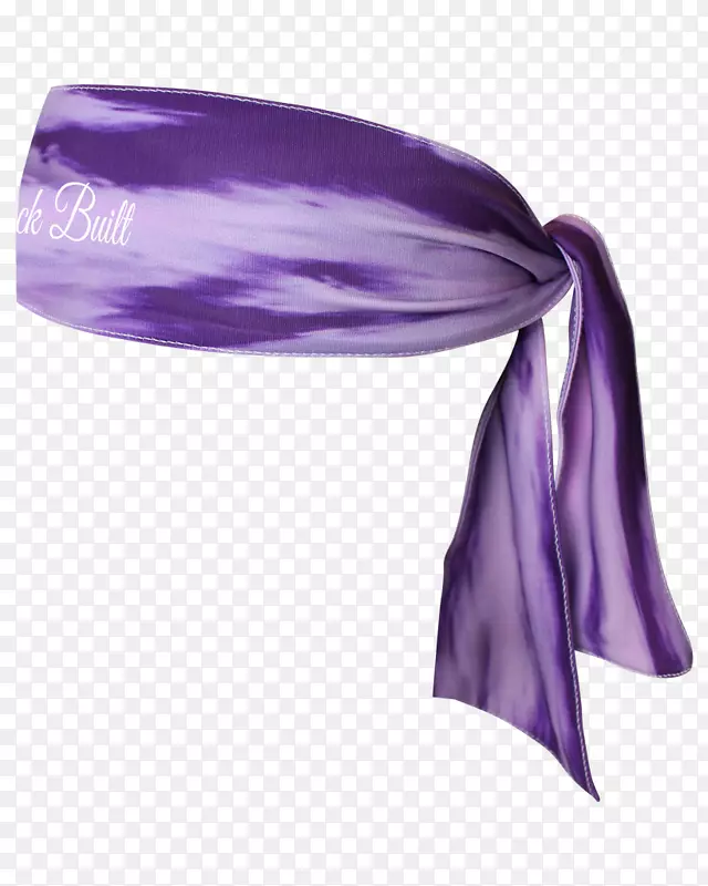 围巾丝绸领紫色领带