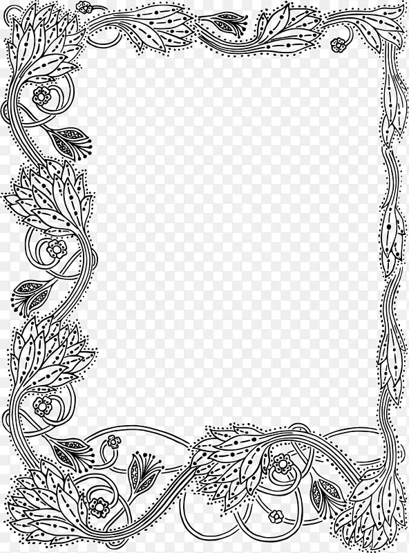 画框伊莎贝拉，或一锅巴兹尔电脑图标绘制2017-11-27-花卉框架