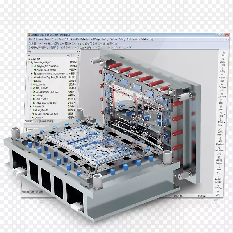 Cimatron模具及模具成型工程PNG图片素材下载_图片编号2572496-PNG素材网