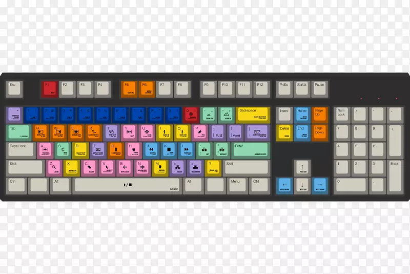 电脑键盘rgb彩色型号m键盘dkon1687s-puspdab 1键盘