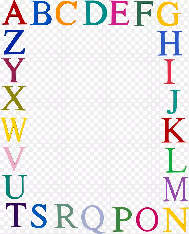 相框-字母摄影组织-英文字母表