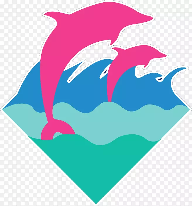 t恤粉红+海豚服装便帽-t恤