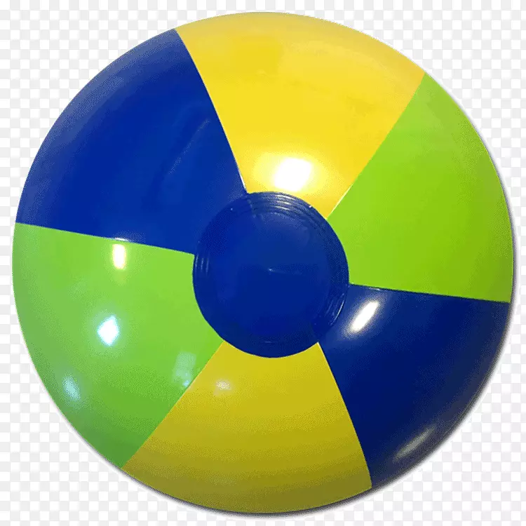 沙滩球黄球