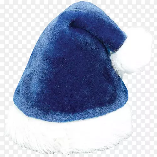 圣诞老人帽子圣诞老人套装蓝色圣诞老人