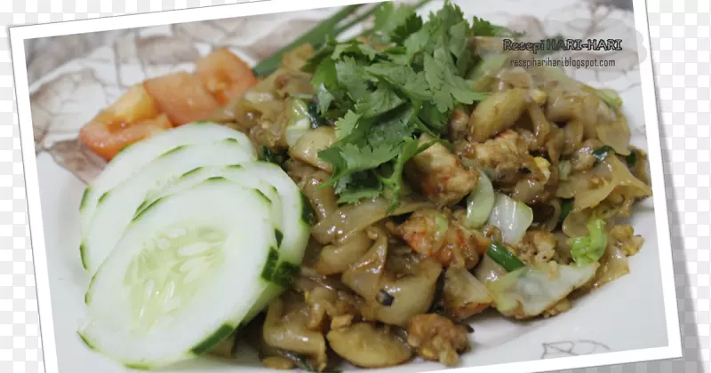 karedok泰国菜素食菜菜午餐鱼丸