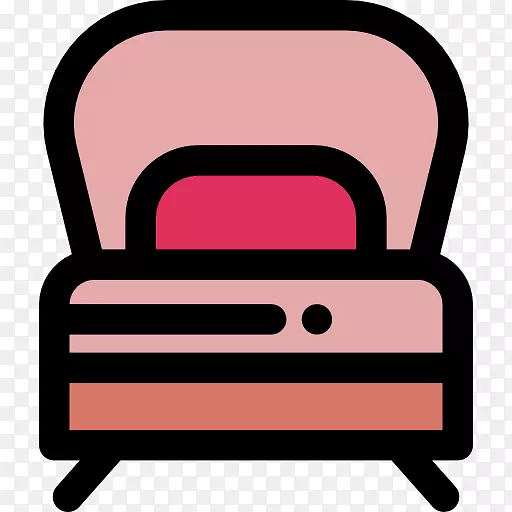粉色剪贴画椅