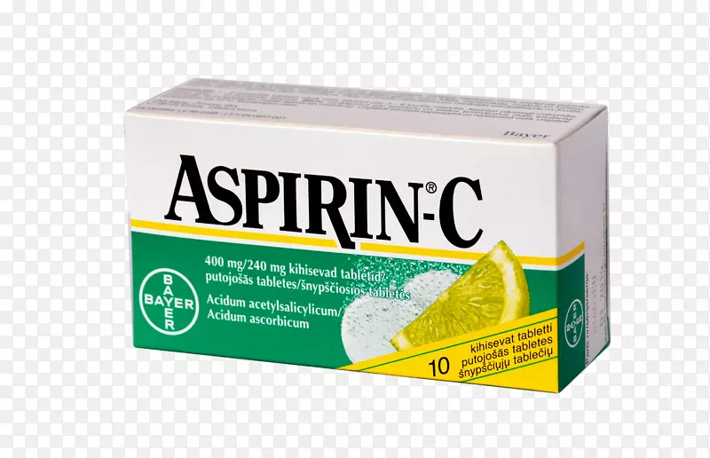 阿司匹林片药物维生素C热片