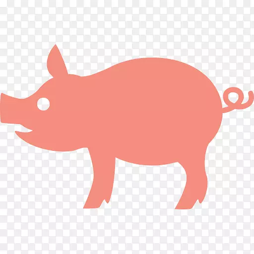 猪表情符号贴纸电脑图标剪贴画-猪