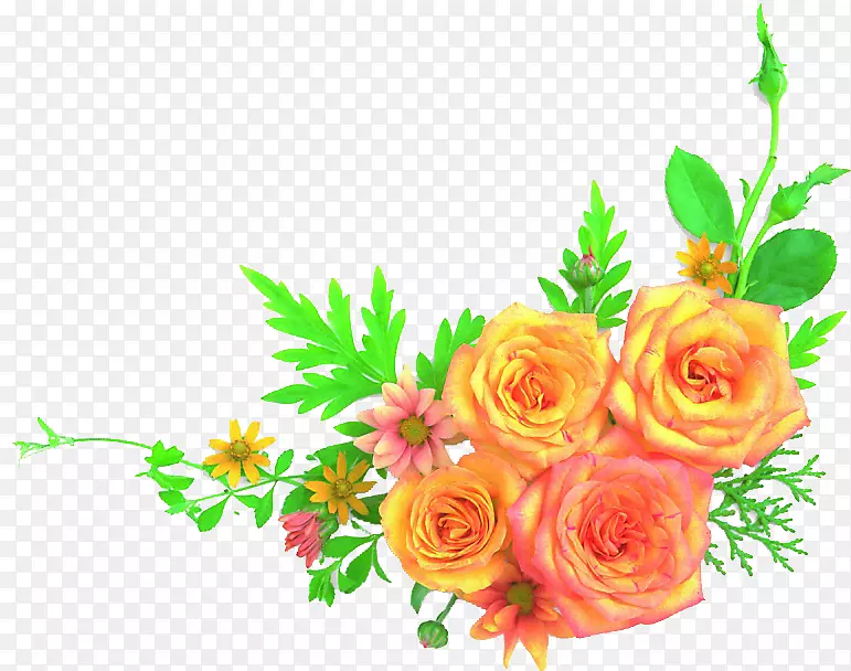 花园玫瑰母亲节花卉设计-母亲节