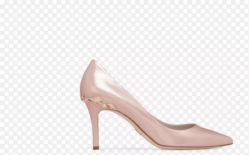鞋跟凉鞋粉红色m-凉鞋