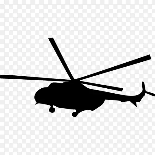 直升机旋翼车mil-8贴纸-直升机