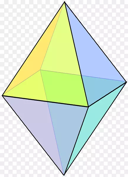 三角形双金字塔方金字塔双四角锥-三角形
