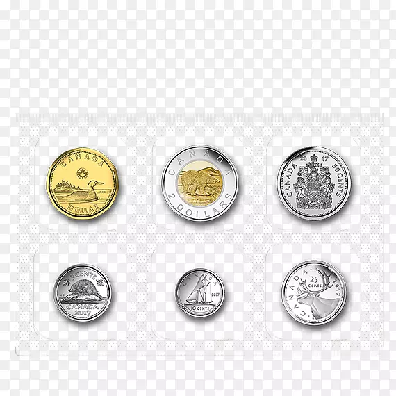 未流通硬币加拿大硬币套装加拿大皇家铸币