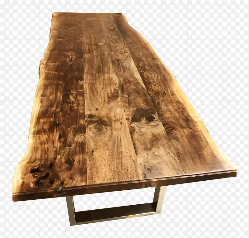 咖啡桌木材染色清漆木材