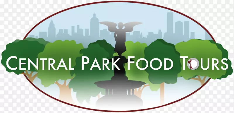 中央公园美食旅游标志商标-中央公园