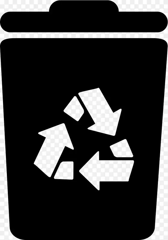 回收符号垃圾桶及废纸篮