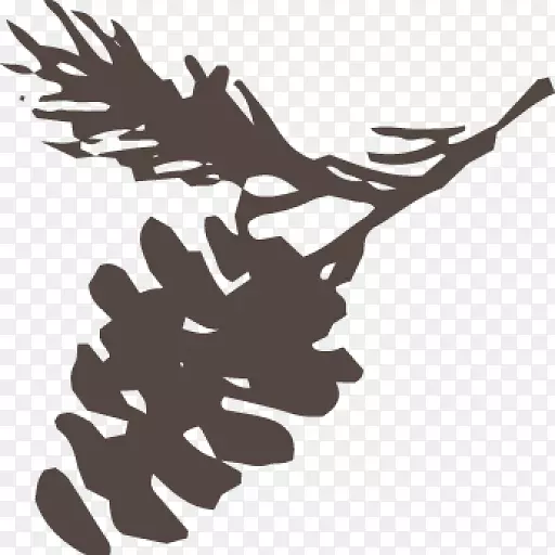 猛禽剪影喙夹艺术-泥泞水坑