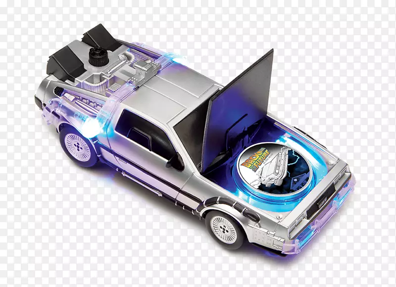 珀斯薄荷马蒂麦克弗利回到未来的硬币DeLorean时光机-DeLorean时光机