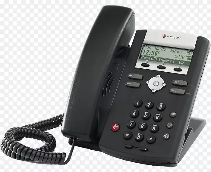 VoIP电话会话启动协议Polycom原音点IP 321电话机