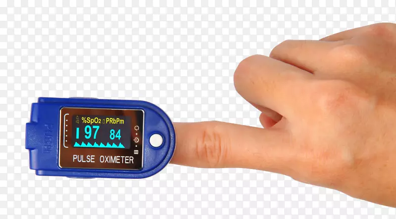 脉搏血氧测定手指脉搏血氧计血监测