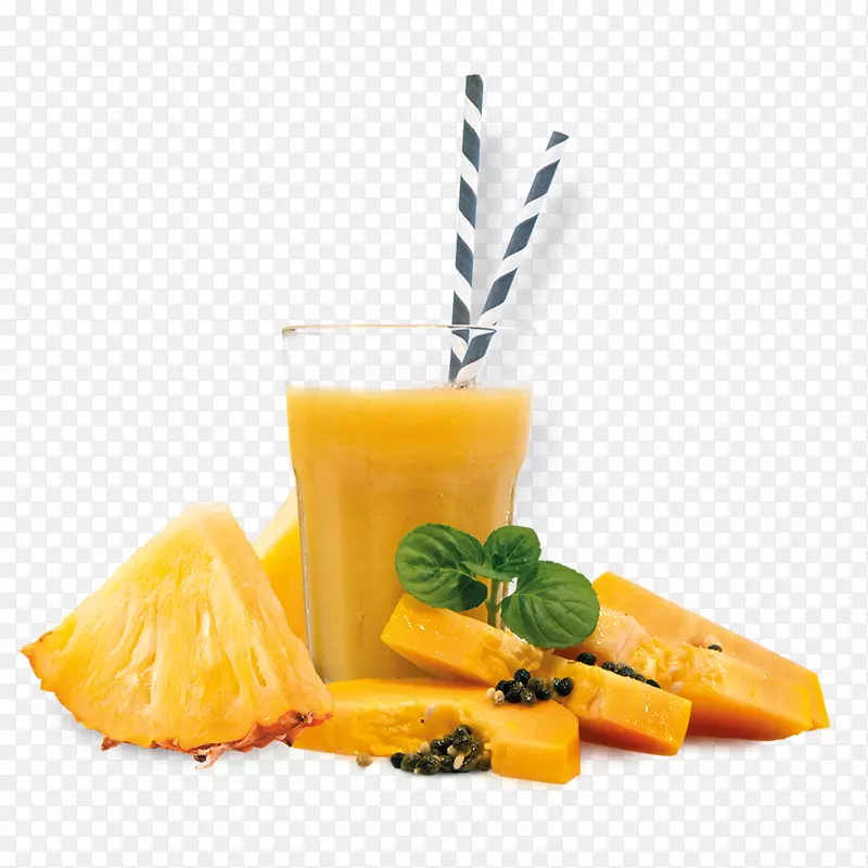 橙汁饮料，冰沙，健康奶昔，橙汁，素食料理-果汁