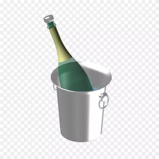 香槟酒Autodesk 3ds max.3ds三维计算机图形-香槟
