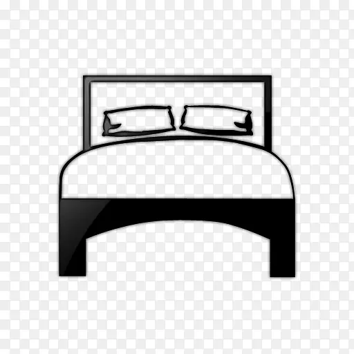 床铺尺寸床垫床上用品电脑图标-床