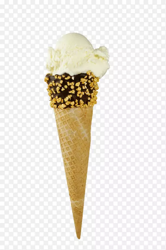 冰淇淋圆锥形晶片华夫饼熨斗.冰淇淋