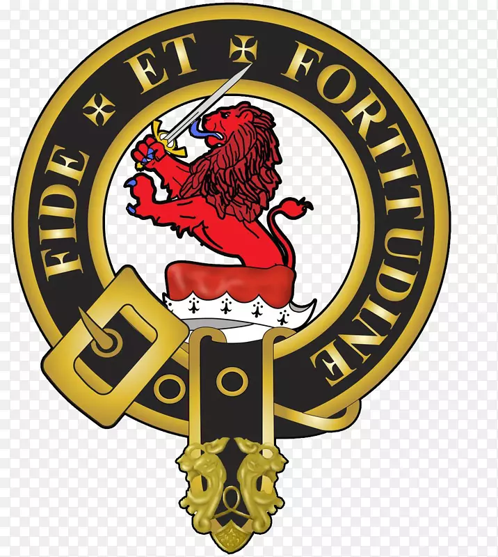 苏格兰皇冠徽章族，法夸森，苏格兰宗族首领-家庭成员