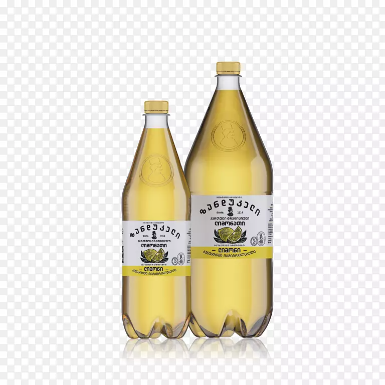 啤酒瓶柠檬水包装和标签聚对苯二甲酸乙二醇酯柠檬水